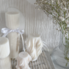 Elegant Wavy Decorative Candle