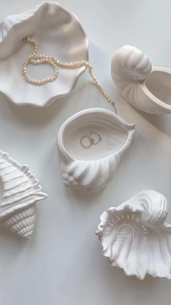 Minimalist Seashell Decorative Bowl