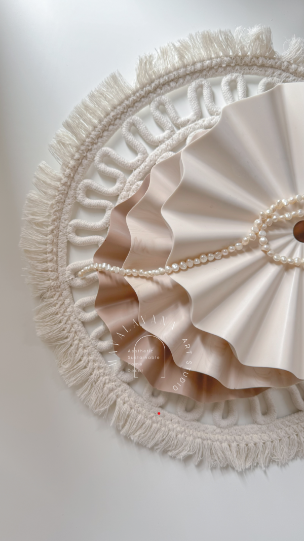 Ruffled Jewelry Decorative Tray