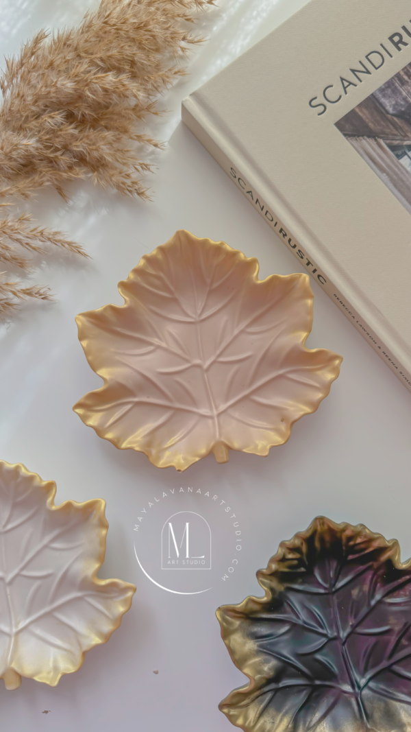 Maple Leaf Jewelry Tray