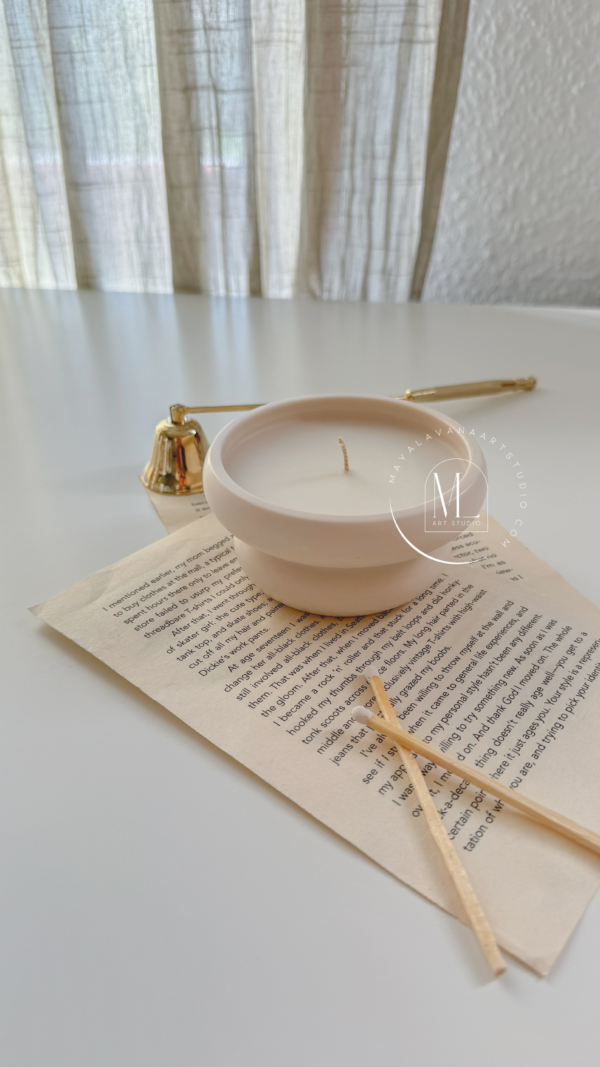 Aroma Candle in a Zen Vessel