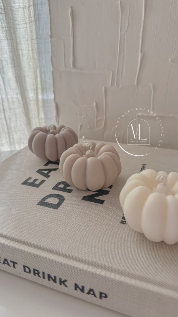 Pumpkin Shape Decorative Candle