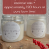 Holiday Scented Candle in a Glass Jar