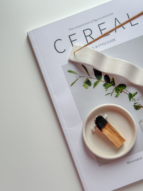 Wavy Incense & Palo Santo Holder SET on Cereal Magazine