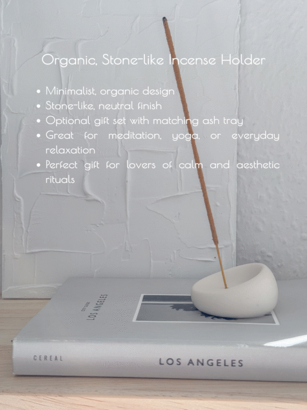Organic Stone Incense Holder