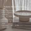 Pedestal Ribbed Round Tray