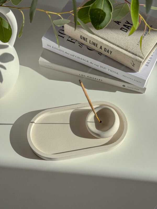 Organic Stone Incense Holder