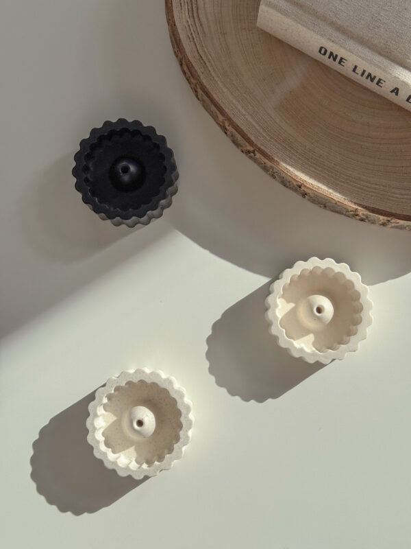 Ribbed Incense Holder