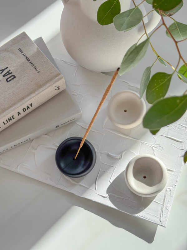 Organic Stone Incense Holder