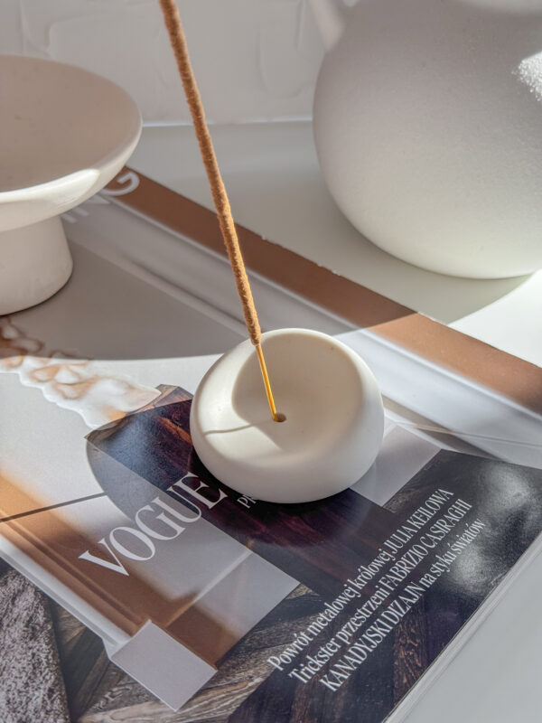 Organic Stone Incense Holder