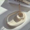 Organic Stone Incense Holder