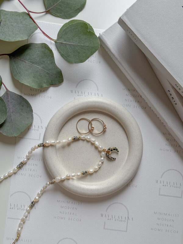 Minimalist Round Trinket Tray