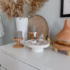 Pedestal Ribbed Round Tray