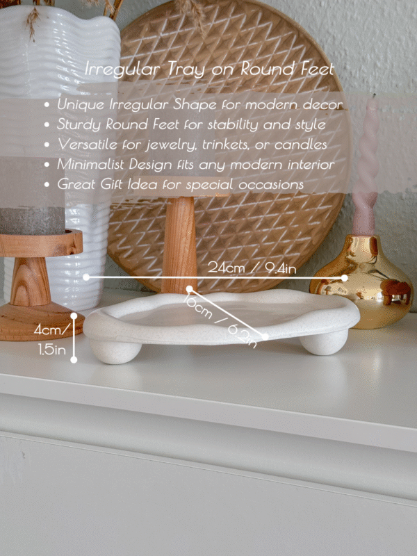 Irregular Tray on Round Feet