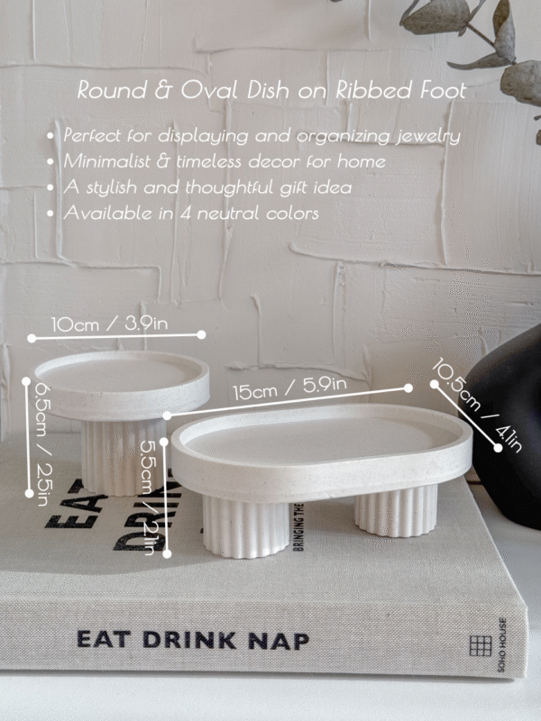 Minimalist Pedestal Tray Set